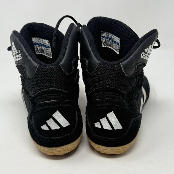 Adidas Tyrint Wrestling Boxing Shoes Mens 10 Black Suede Mesh Sneakers Vintage main image 8